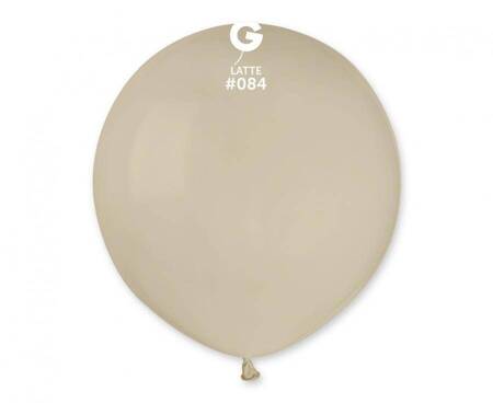 Pastell Latexballons Latte 84, 48cm, 1 Stk.