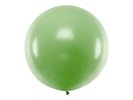 Riesiger Ballon, Pastellgrün, Pastel Green, 1m, 1 Stk