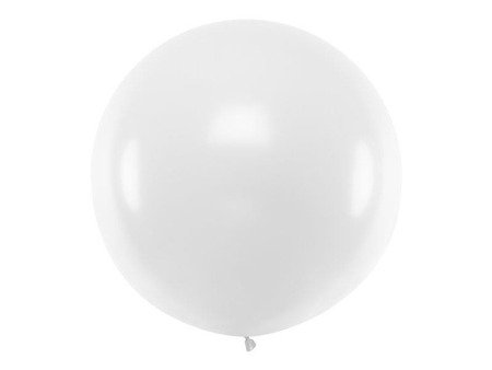 Riesiger Ballon, XXL, weiß, Pastel White, 1m, 1 Stk