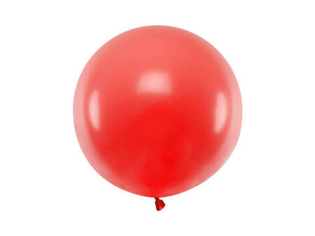 Runder Ballon, Poppy Red, 60 cm, 1 stk