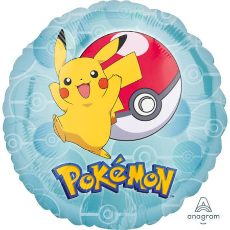 Runder Folienballon Pokemon 43 cm