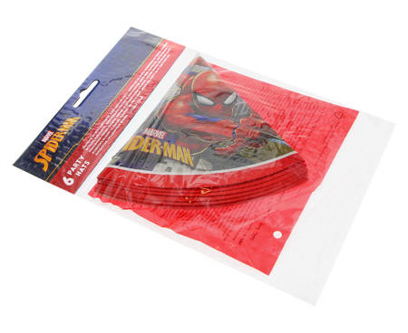 Spiderman Papierkappen 6 Stück