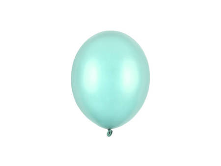 Starke Luftballons, Metallic Mint Green, 12 cm, 100 Stk.