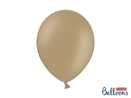 Strong Ballons 30 cm, Pastell Cappuccino (1 Pk. / 100-tlg)