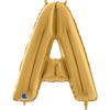 Folienballon Buchstabe A, 66 cm, Gold