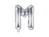 Folienballon Buchstabe M, 35cm, Silber