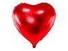 Folienballon Herz, Rot, 45 cm
