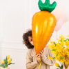 Folienballon Karotte orange-grün 42x91cm