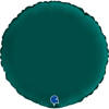 Folienballon - Rund Satin Emerald Green 46 cm, Grabo