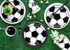 Football plates, 18 cm (1 Pk. / 6 Stk.)