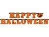 Halloweenbanner mit Schriftzug, orange, 13 x 210 cm