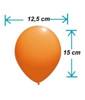 Latexballons Chromgold, 12,5 cm, 100 Stück