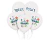 Polizei-Latexballons, 5 Stück, 30 cm