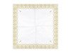 Servietten mit Ornament, 33x33cm, Zloty (1 Pk. / 20 Stk.)