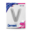 Foil balloon letter V, 66cm, silver