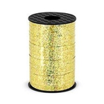 Kunststoffband, holografisches Gold, 5mm / 225m