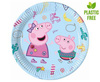 Paper plates, Peppa pig, 23 cm, 8 pcs.