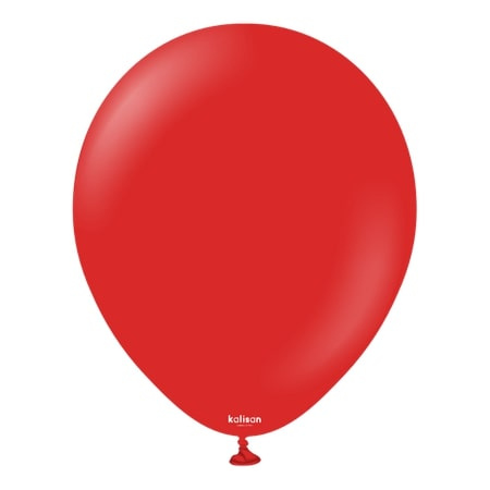 Latex Balloons Kalisan Red, 12cm, 100 pcs.