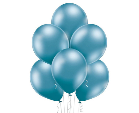 Latexballons B105 Glänzend Blau 30cm, 50 Stück