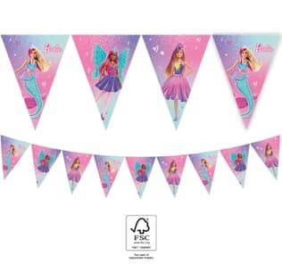 Barbie banner, 9 flags