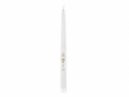 Kommunion Kerzen Weiß, 29 cm, 4 Stück