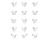 Hanging decoration White butterflies - 200 cm