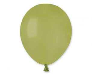 Pastell Latexballons Olive 98, 12cm, 100 Stk.