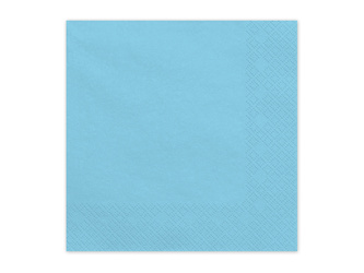 Paper napkins Light Blue 33x33cm 20 pcs