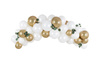 Garland Balloon white and gold 200cm, 61 el.