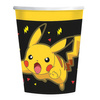 Pokemon birthday cups, Pikachu, 8pcs 237 ml