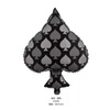 Foil Balloons Cards Casino Set 4 pcs