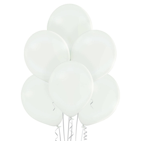 B105 Pastel White Balloons 30cm, 100 pcs