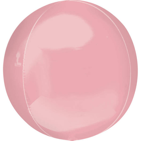 Orbz Ballon pastell rosa 3D Kugel 40 cm