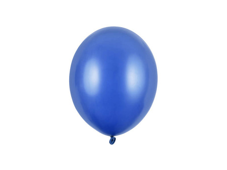 Strong balloons 23cm, Metallic Blue 100 pcs.