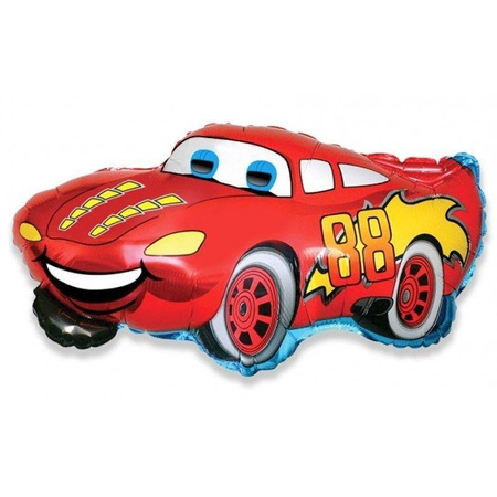 The foil balloon smiling car - Hot Wheels 82 cm Red