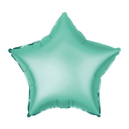 Folienballon - Frosted Green Star 46cm