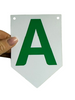 Personalisiertes Banner mit Faggen, DEIN SCHRIFTZUG, Grün