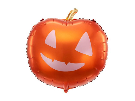 Orange Kürbis Folienballon 40x40 cm