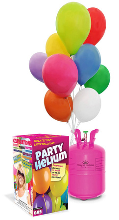 Cylinder with Helium 0.42 m3 and reducer 50 Balloons