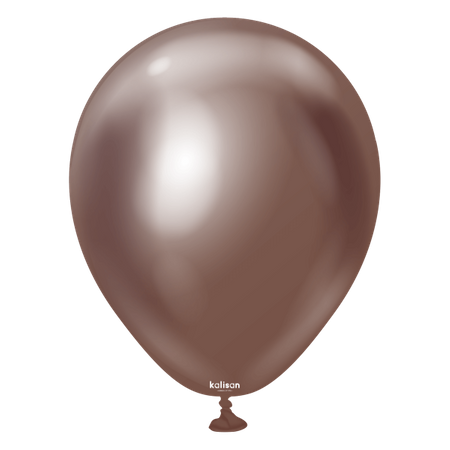 Latex Balloons Kalisan Mirror Chocolate, 30cm, 50 pcs.