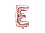 Folienballon Buchstabe E, 35cm, Rosegold