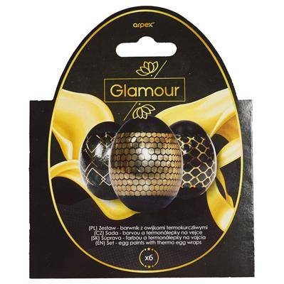 Glamor set - dye with shrink wraps, 6 pcs.