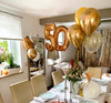 Foil Balloon - Golden Heart 46 cm Grabo