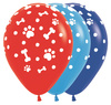 Sempertex Latexballons, Paw Prints, Pfotenabdrücke, Hund, 30cm, 25Stk.