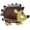 Foil balloon. Hedgehog brown, forest animals 44 cm