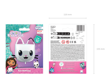 Foil balloon Gabbys Dollhouse 65 x 57 cm