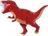 Foil balloon - red dinosaur 90 cm Grabo