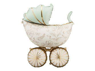 Folienballon, Kinderwagen, Mix, 59x74 cm, 1 Stk.