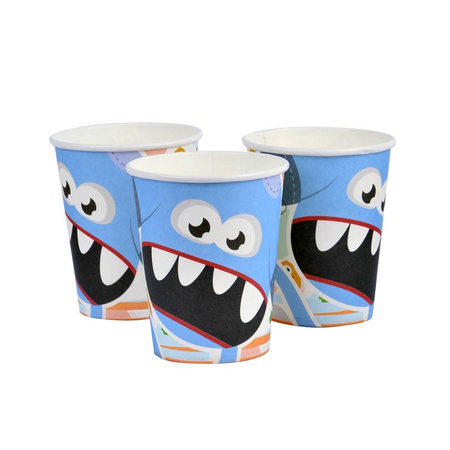 Pillow Monsters paper cups (8 pcs)