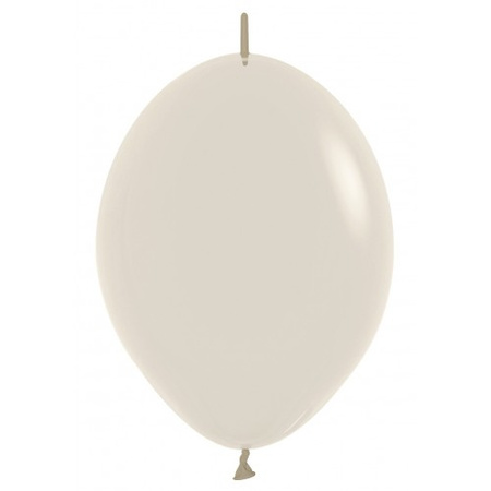 Verbindungsballons Perlmutt, Sempertex Pastel Dusk Cream 15cm, 50St.